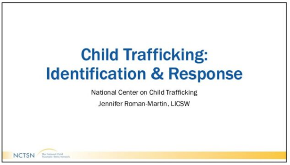 snapshot of Child Trafficking Identification and Response
